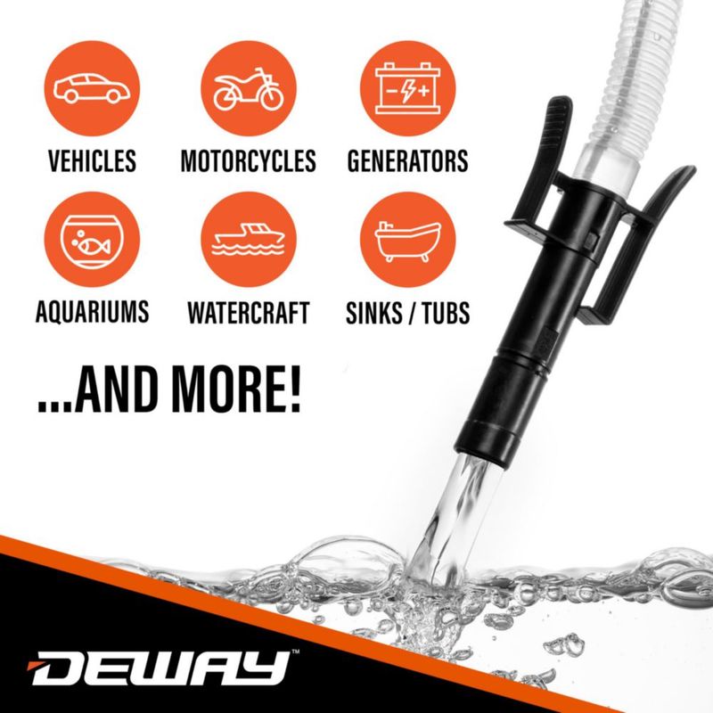 Bomba de transferencia de combustible DEWAY automática de 15 cm con parada automática