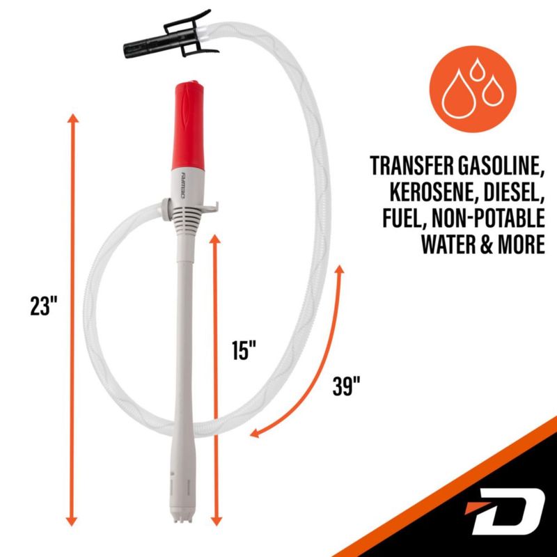 Bomba de transferencia de combustible DEWAY automática de 15 cm con parada automática