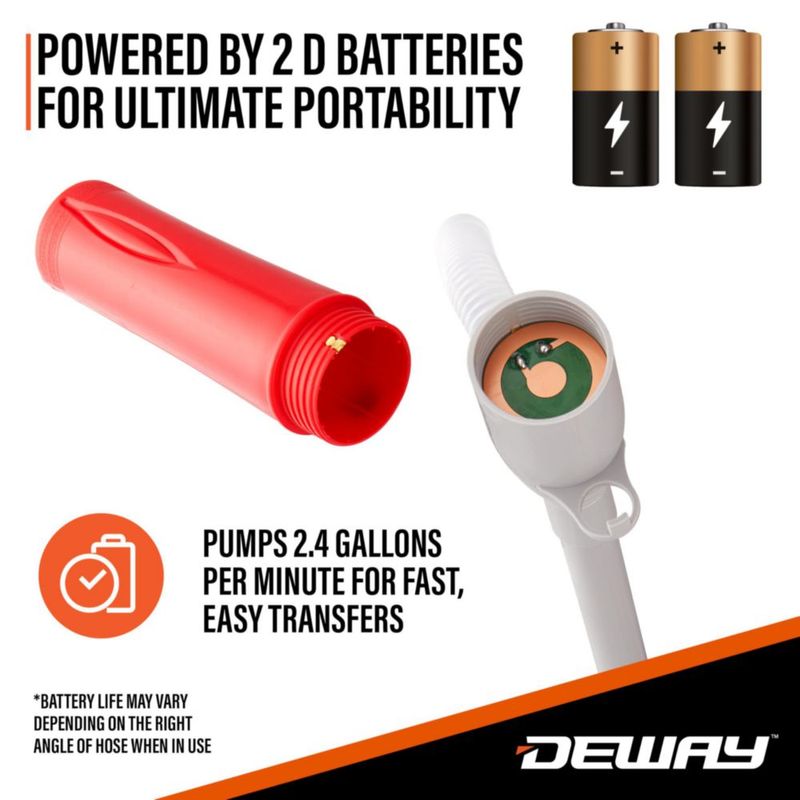 Bomba de transferencia de combustible DEWAY automática de 15 cm con parada automática