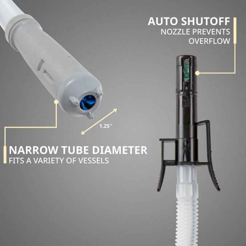 Bomba de transferencia de combustible DEWAY automática con parada automática de 83 L/min