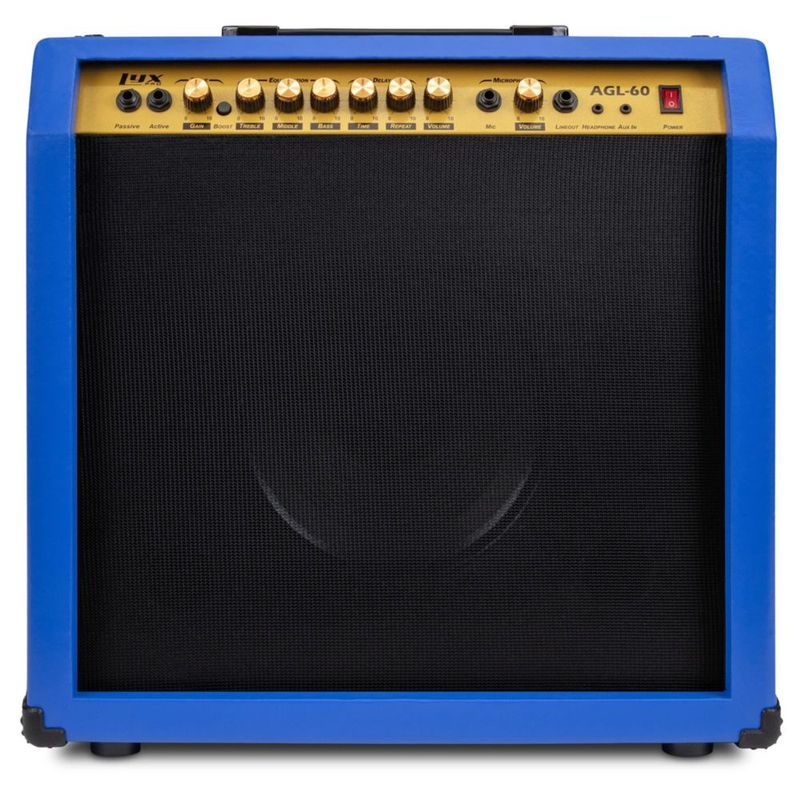 Amplificador de guitarra eléctrica LyxPro Combo de 60 W con altavoz de 10»