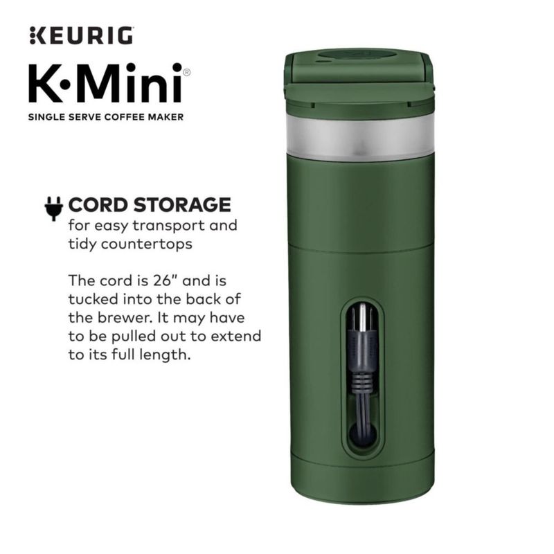 Cafetera Keurig K-Mini de una sola porción 170-355 ml con taza