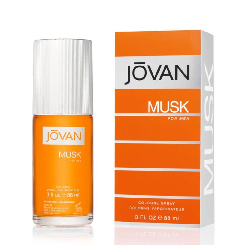 Perfume Jovan Musk Eau de Cologne 90 ml para hombre fórmula vegana
