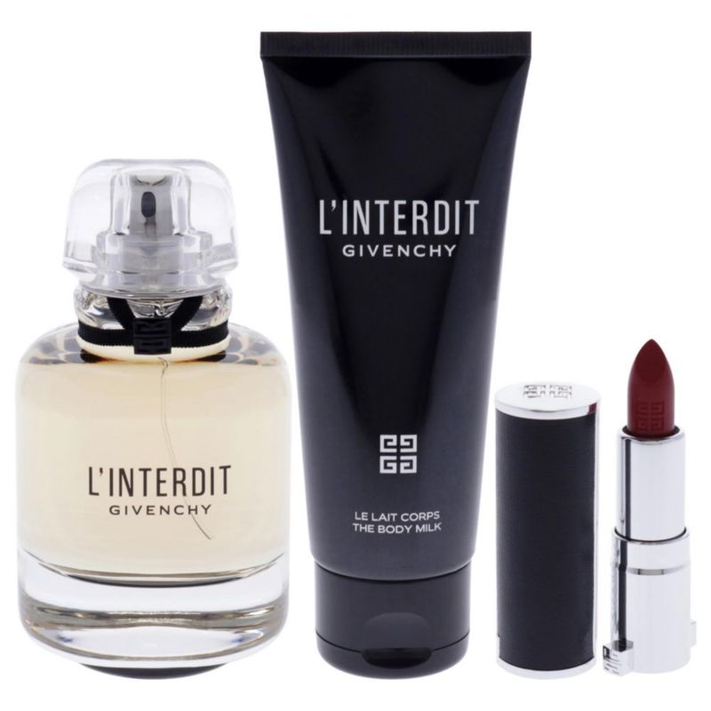 Set de regalo Perfume Givenchy LinterDit 80 ml eau de parfum 3 piezas