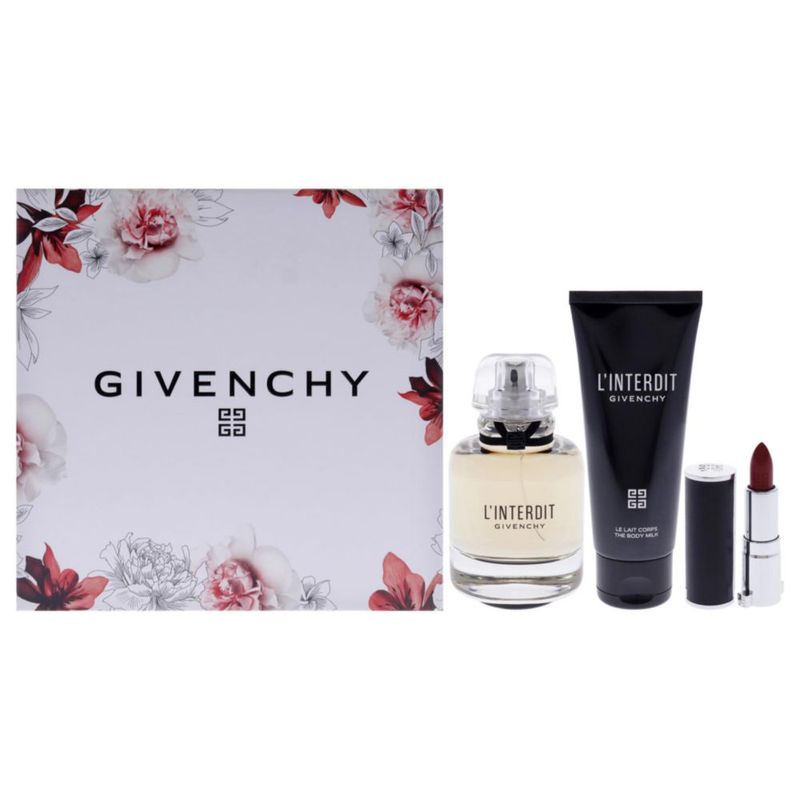 Set de regalo Perfume Givenchy LinterDit 80 ml eau de parfum 3 piezas