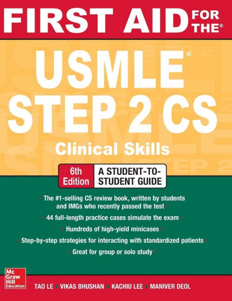 Libro McGraw-Hill Education USMLE Step 2 CS 6ª edición