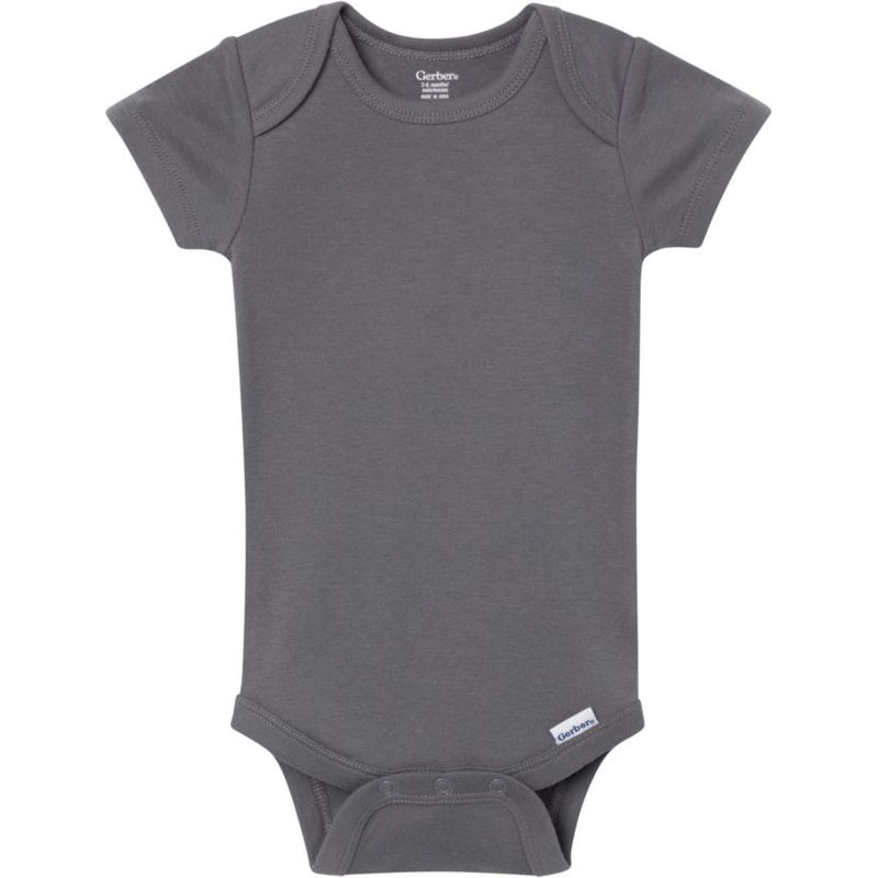 Body Gerber 5 unidades 6-9 meses color marrón
