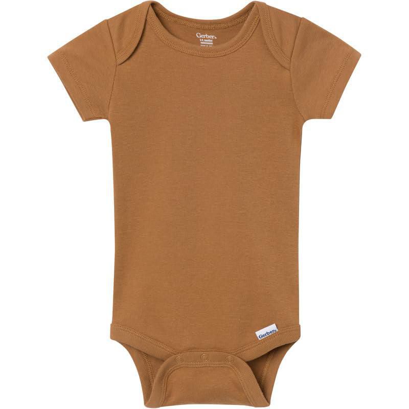 Body Gerber 5 unidades 6-9 meses color marrón
