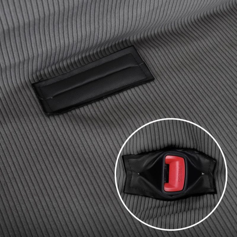 Cobertura de Asiento Leader Accessories Gris para Camioneta de Tamaño Completo