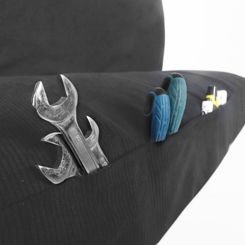 Cobertura de Asiento Leader Accessories Gris para Camioneta de Tamaño Completo