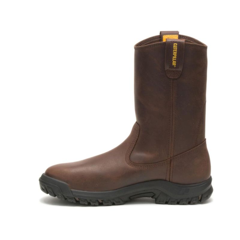 BOTA CAT de barra de tiro con puntera de acero 27 cm color Marrón Verano