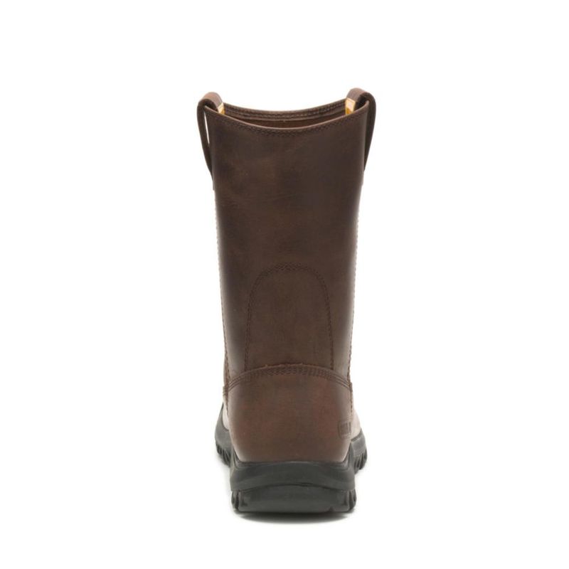 BOTA CAT de barra de tiro con puntera de acero 27 cm color Marrón Verano