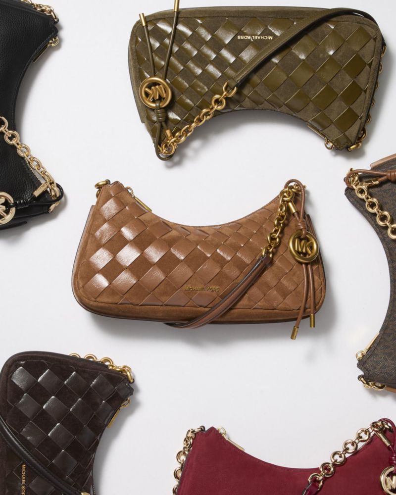 Bolso de mano Michael Kors Nolita Mediano Chocolate de gamuza