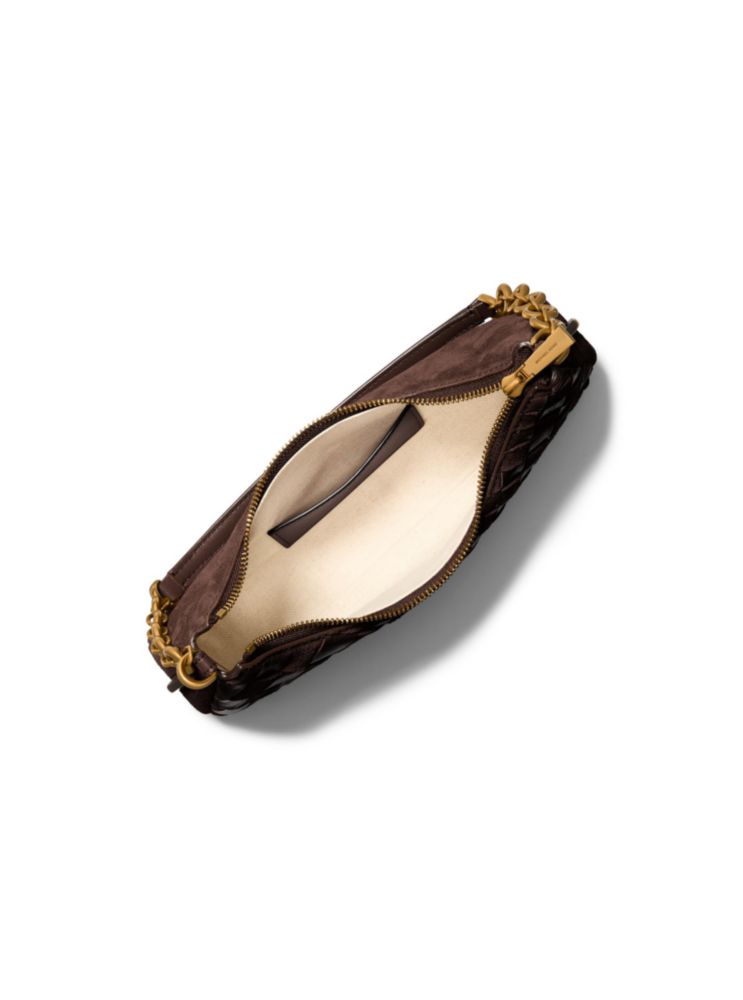 Bolso de mano Michael Kors Nolita Mediano Chocolate de gamuza