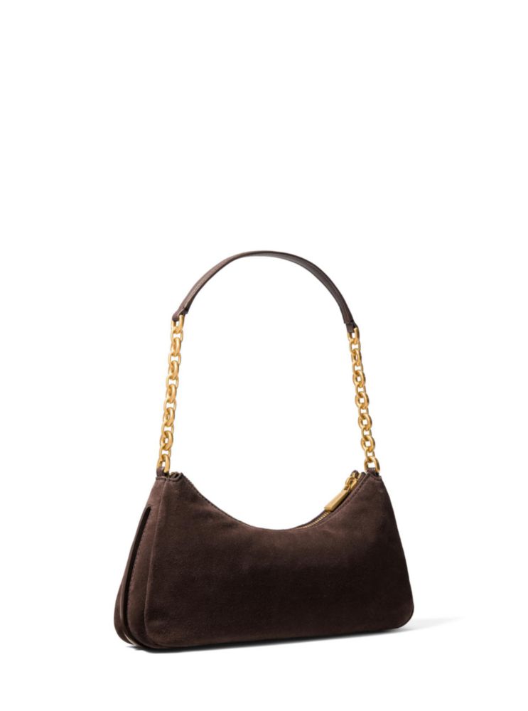 Bolso de mano Michael Kors Nolita Mediano Chocolate de gamuza