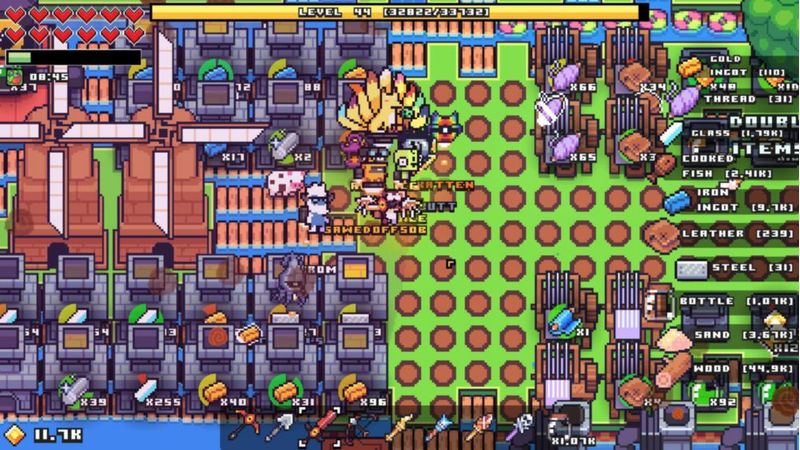 Videojuego Forager de Nighthawk Interactive para Nintendo Switch