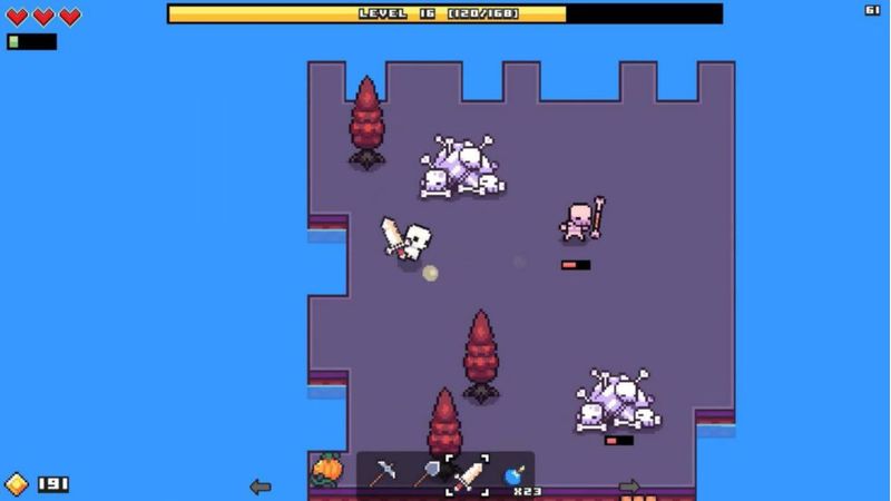 Videojuego Forager de Nighthawk Interactive para Nintendo Switch