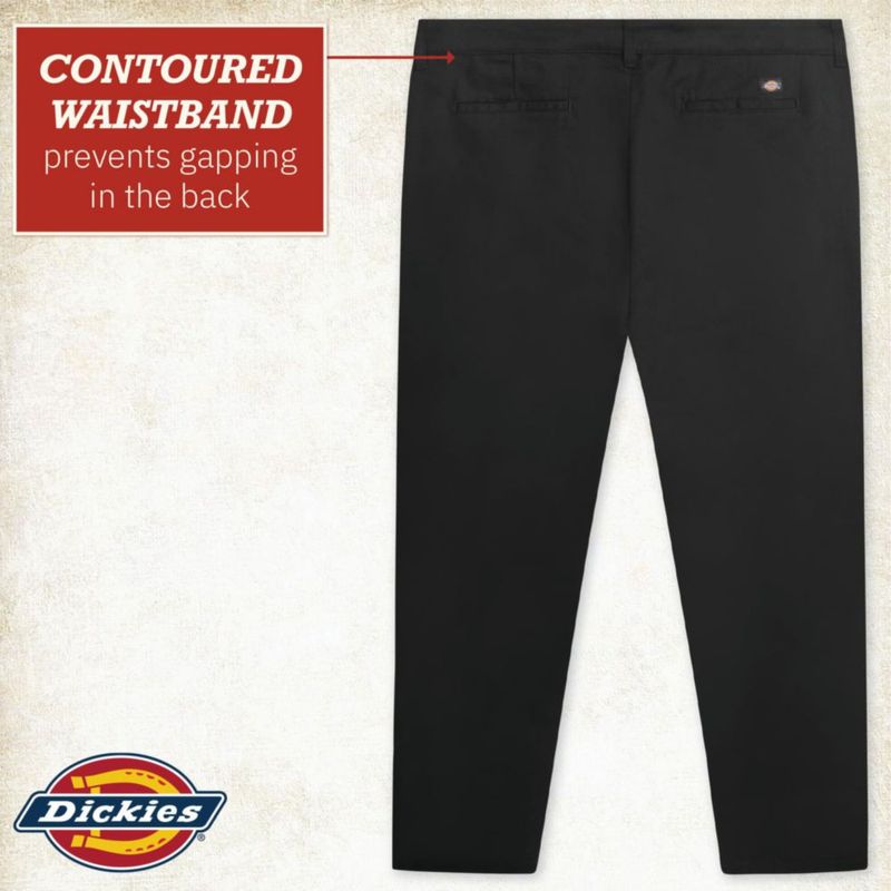 PANTALONES Dickies Mujer Pierna Ajustada de Sarga para Trabajo 31 cm