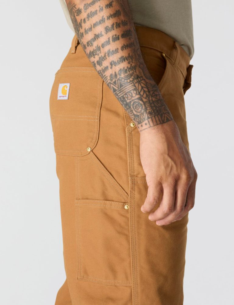 PANTALONES Carhartt W31xL34 Marrón (tela duck) Doble Frente