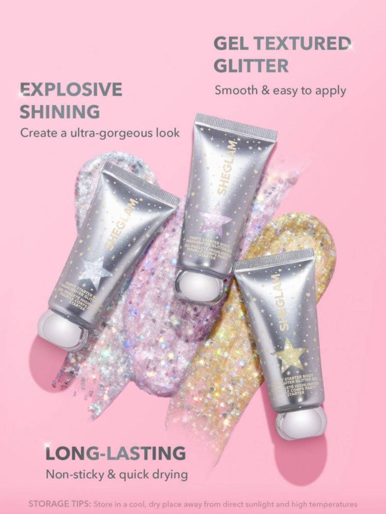 Gel de Purpurina SHEGLAM Ice Breaker de Secado Rápido