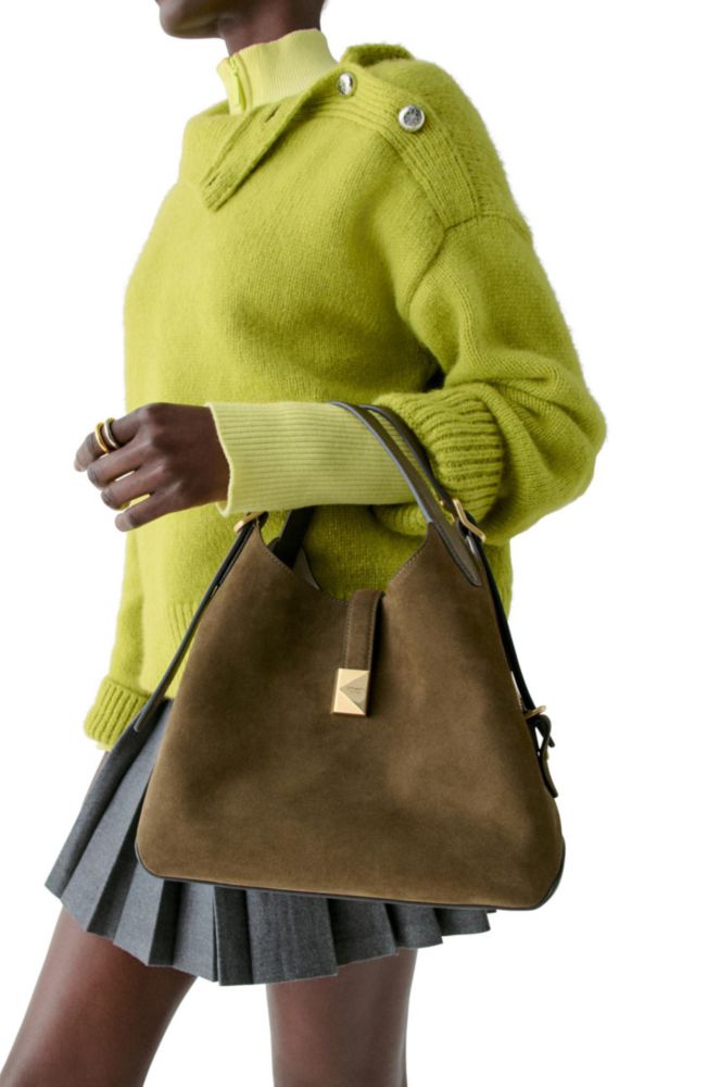Bolso bandolera Kate Spade New York 21 cm de cuero y gamuza