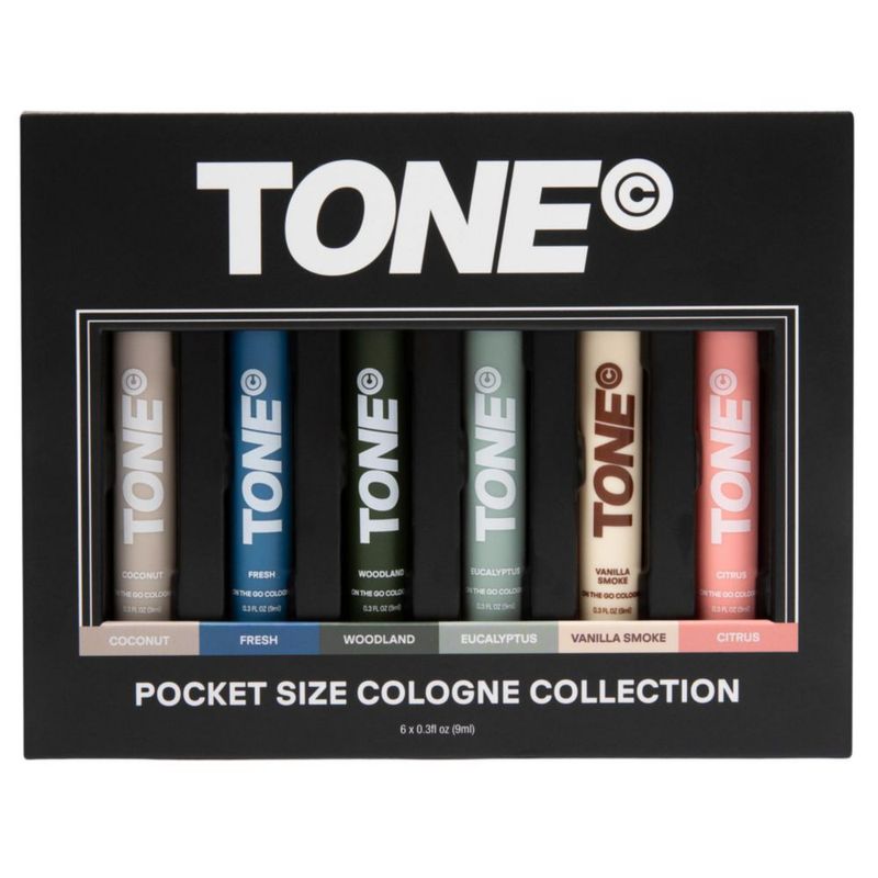 Set de Colonias TONE Exclusive 6 × 9 ml para Hombre y Mujer