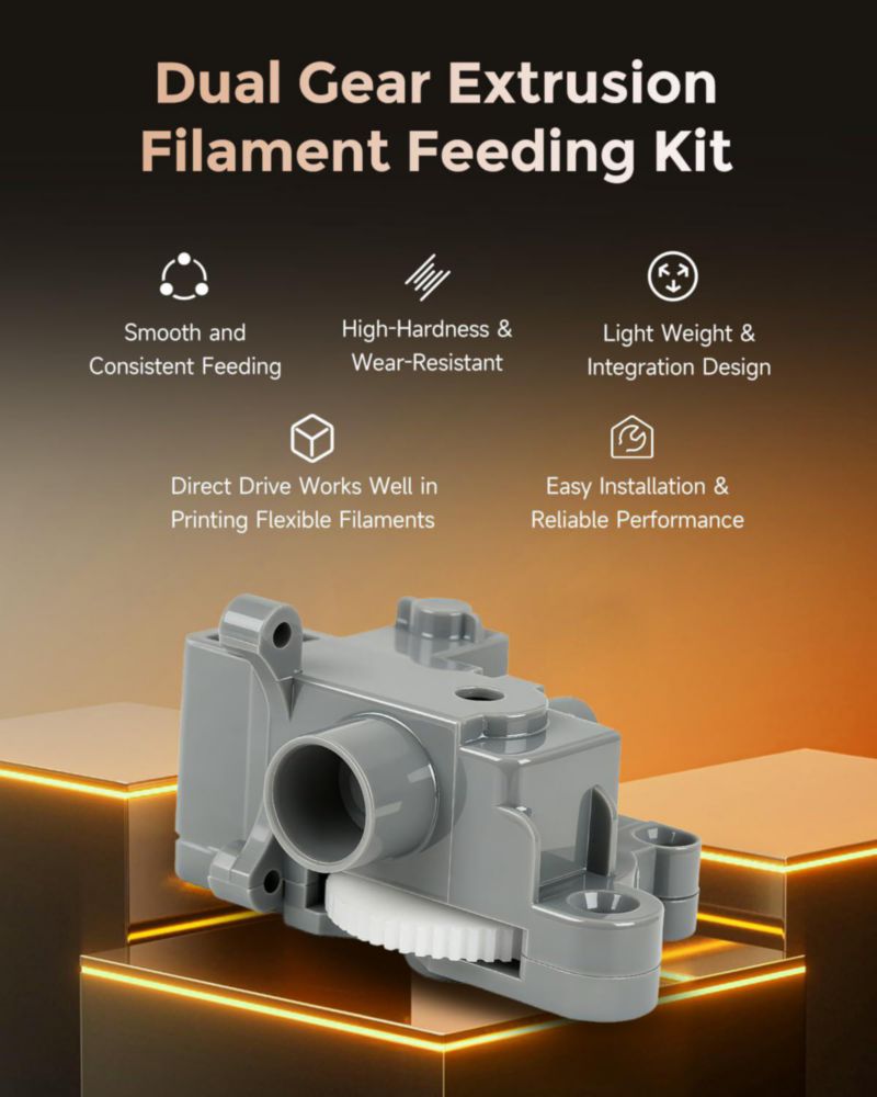 Kit de Alimentador de Tracción FLASHFORGE AD5M para Impresoras 3D