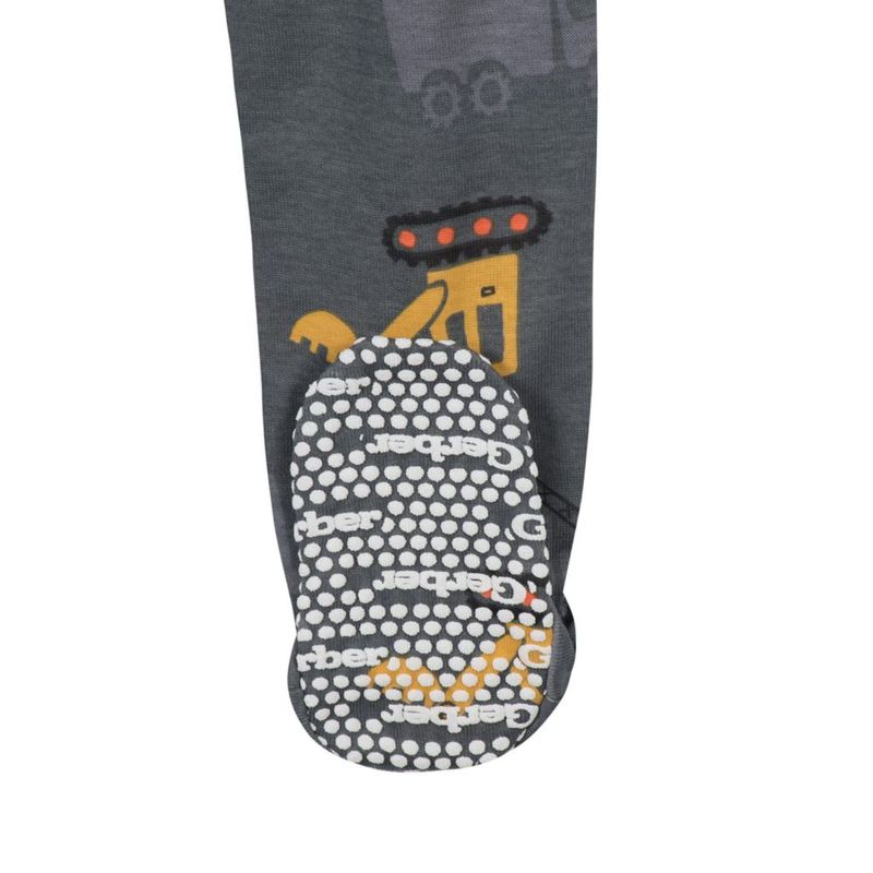 Pijamas Gerber para Bebé Niño 3T Pack de 2 Gris Camión Volquete