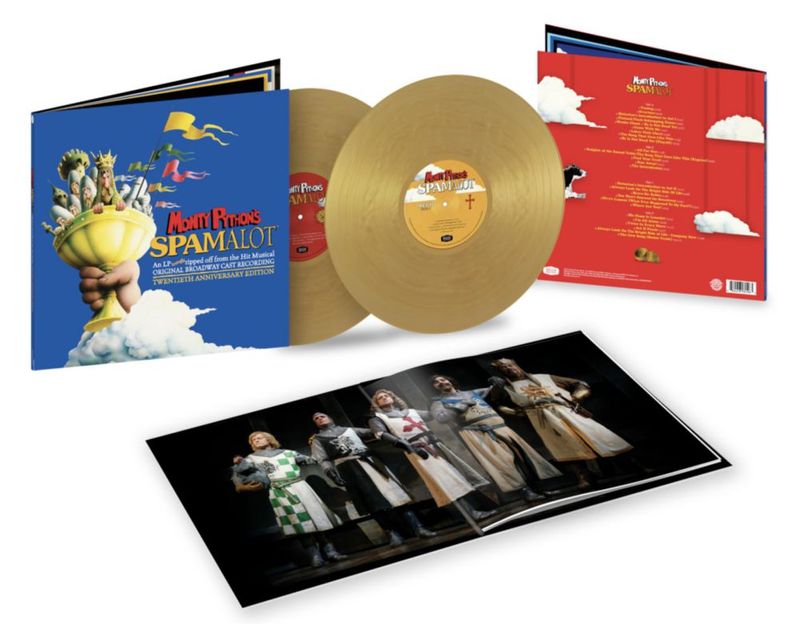 LP Verve Spamalot 20.º Aniversario Holy Grail Dorado