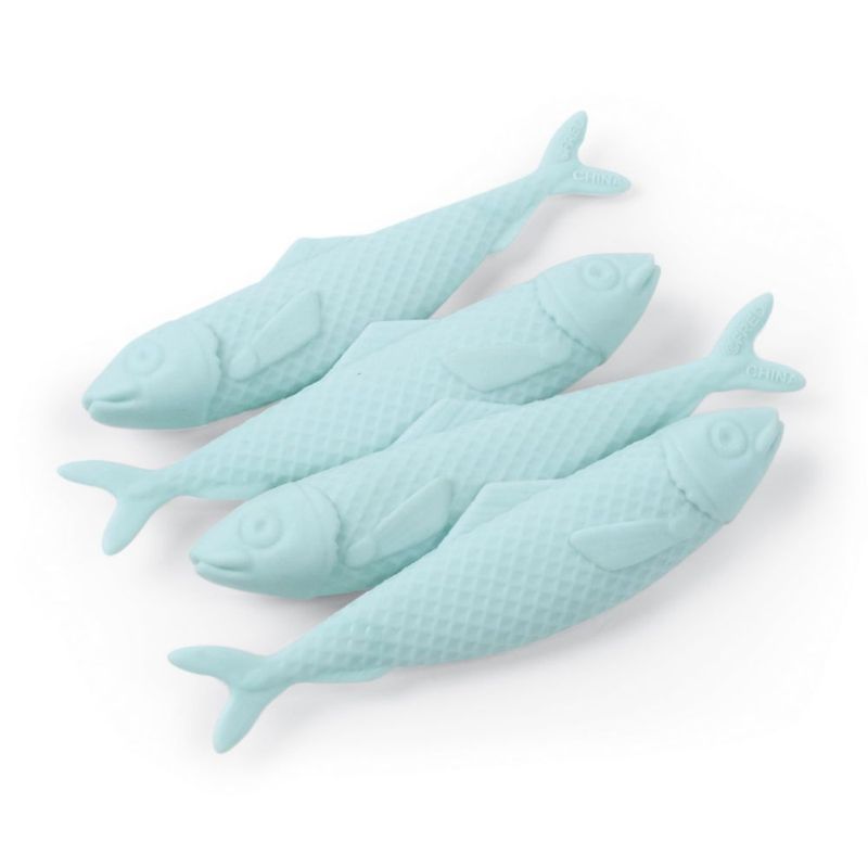 Goma de borrar Fred & Friends Sardina 4 unidades con forma de pez