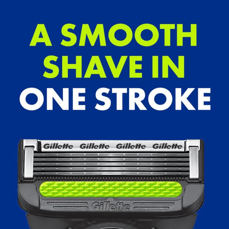 Afeitadora Gillette 4 Recambios de Cuchilla + Soporte