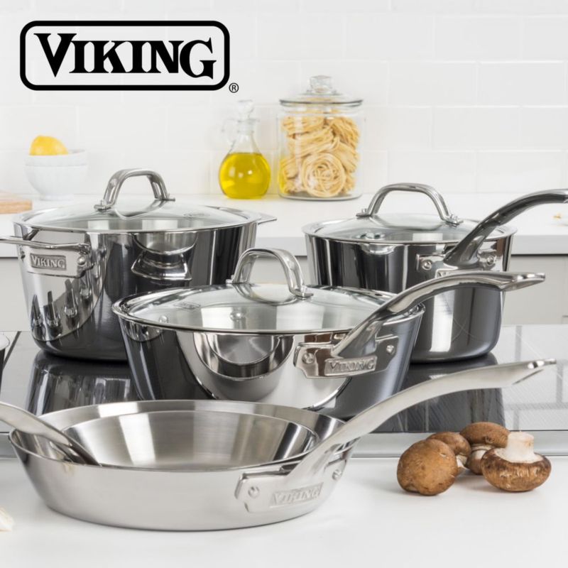 Sartén Viking 20 cm Acero Inoxidable Plateado