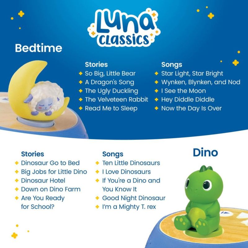 Proyector de Libros LUNA STORYTIME 20 Historias 32 Canciones