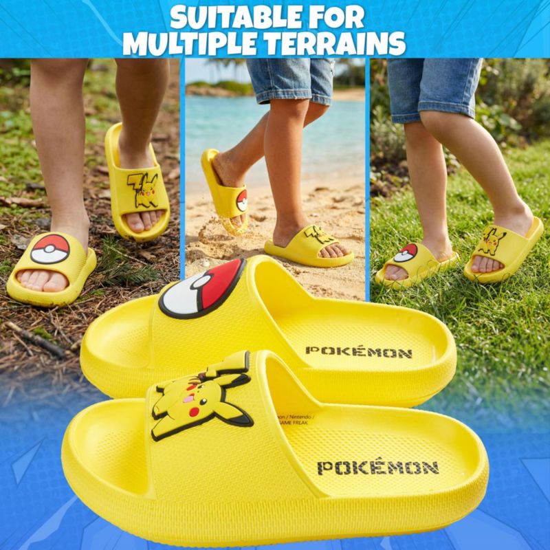 Sandalias Get Trend US 12/13 Amarillas Pikachu