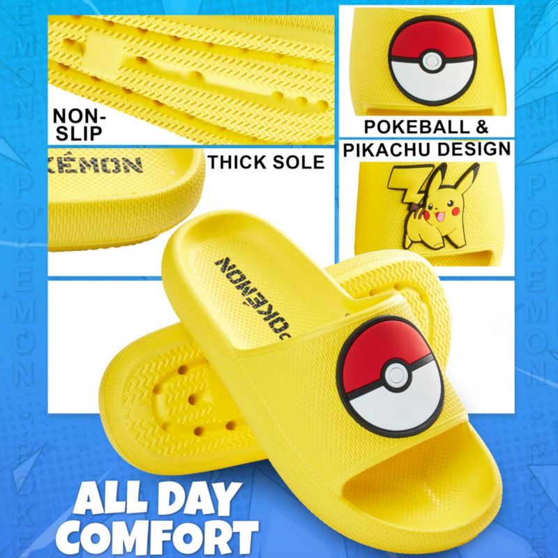Sandalias Get Trend US 12/13 Amarillas Pikachu