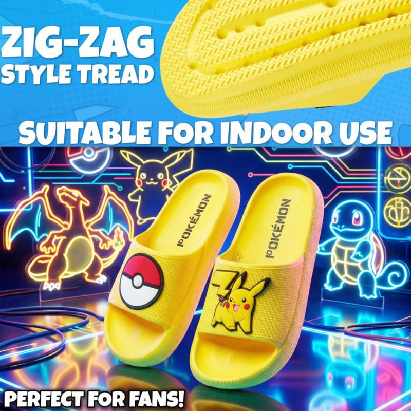Sandalias Get Trend US 12/13 Amarillas Pikachu