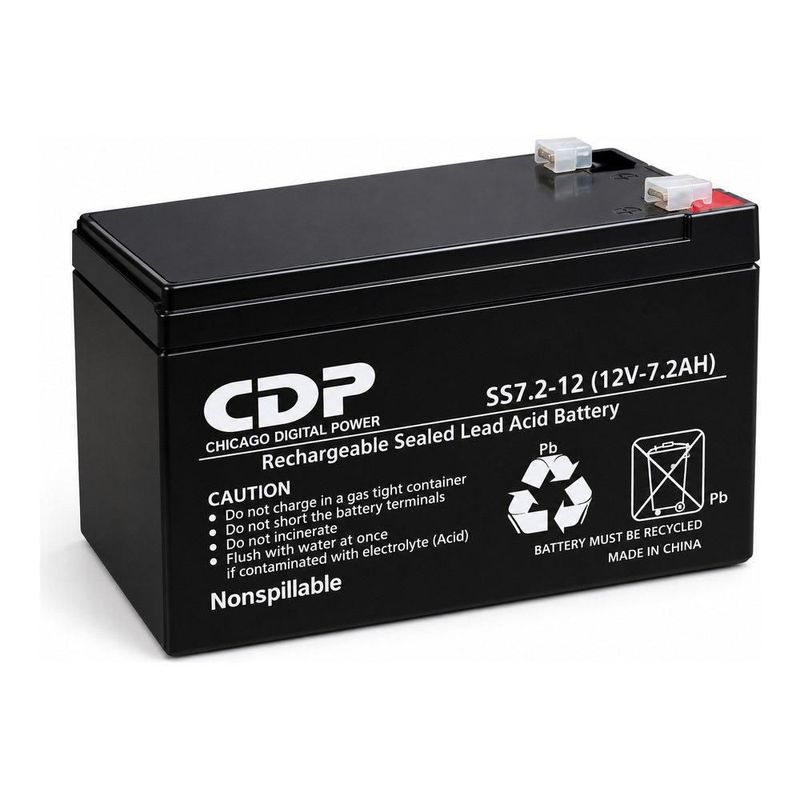Batería CDP SLB12-7 12V 7Ah AGM Sellada para No Break