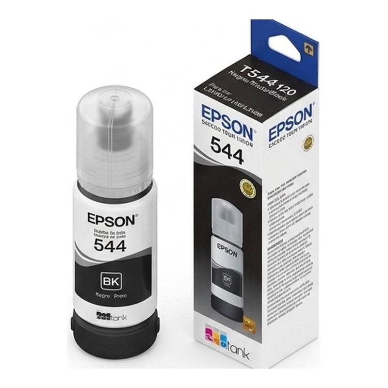 Cartucho Epson T544 Negro Tinta Dye Compatible con L1210, L3210, L3250, L3110, L3150, L5190