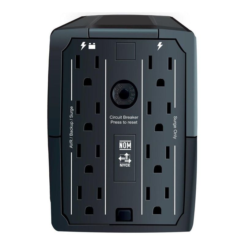 No Break Interactivo CDP R-UPR508, 500VA/250W, AVR, 8 Contactos