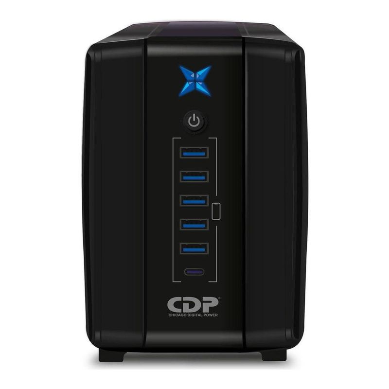 No Break Interactivo CDP R-UPR508, 500VA/250W, AVR, 8 Contactos