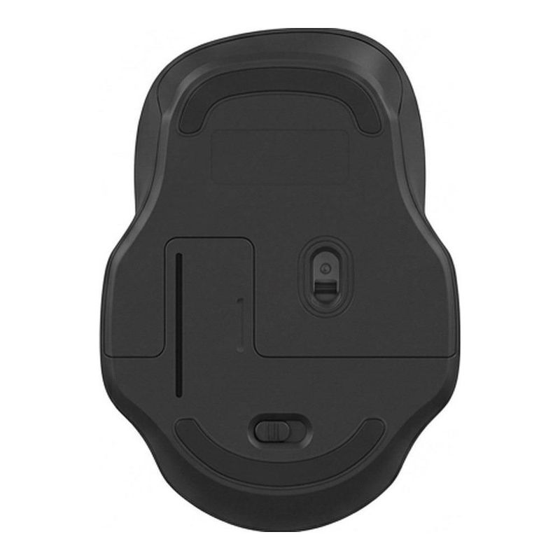 Mouse Óptico Inalámbrico QUARONI MIQ01N Negro 4 Botones con Ajuste de DPI 1600 1200 800