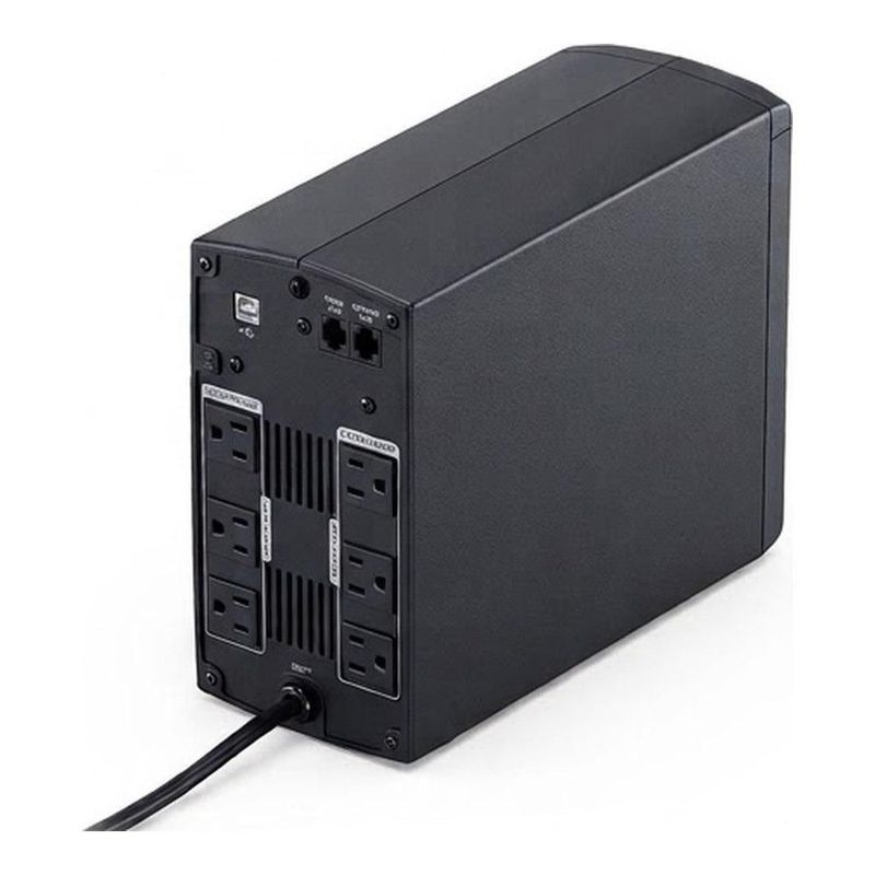 No Break CyberPower CP1000AVRLCD, 1000VA, 600 Watts, Interactivo, Torre, 9 NEMA 5-15R, Incluye Batería