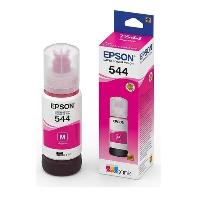 Cartucho Epson Modelo T544 Magenta, Tinta Dye, Para L1210, L3210, L3250, L3110, L3150, L5190
