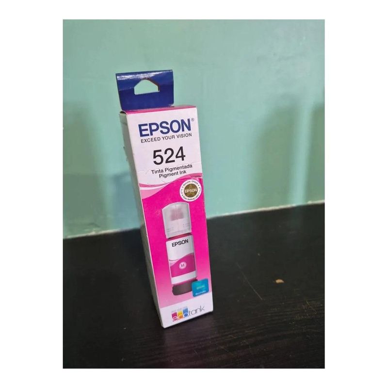 Cartucho Epson Modelo T524 Magenta, Para L15150, Rendimiento de 7,500 Impresiones