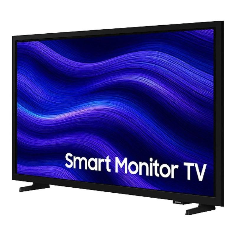 Televisión LED Samsung 32 Pulgadas Smart TV HD 1366x768, Wide Color, 2 HDMI, 1 USB, 1 LAN, Wi-Fi, Altavoces Integrados