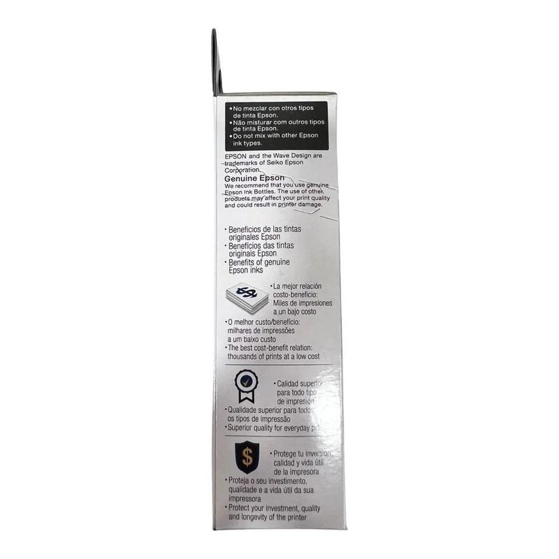 Cartucho Epson 664 Cyan, para L110, L200, L210, L350, L355, L555, L300, L1300