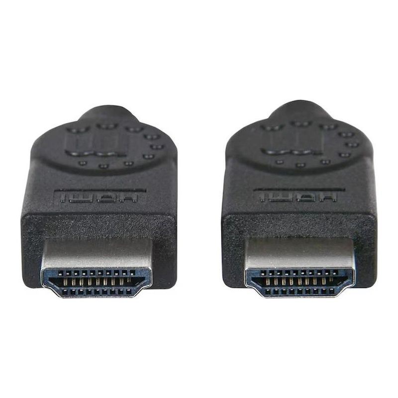 Cable HDMI Alta Velocidad Manhattan 306119 4K@30Hz Macho a Macho Negro 1.8m