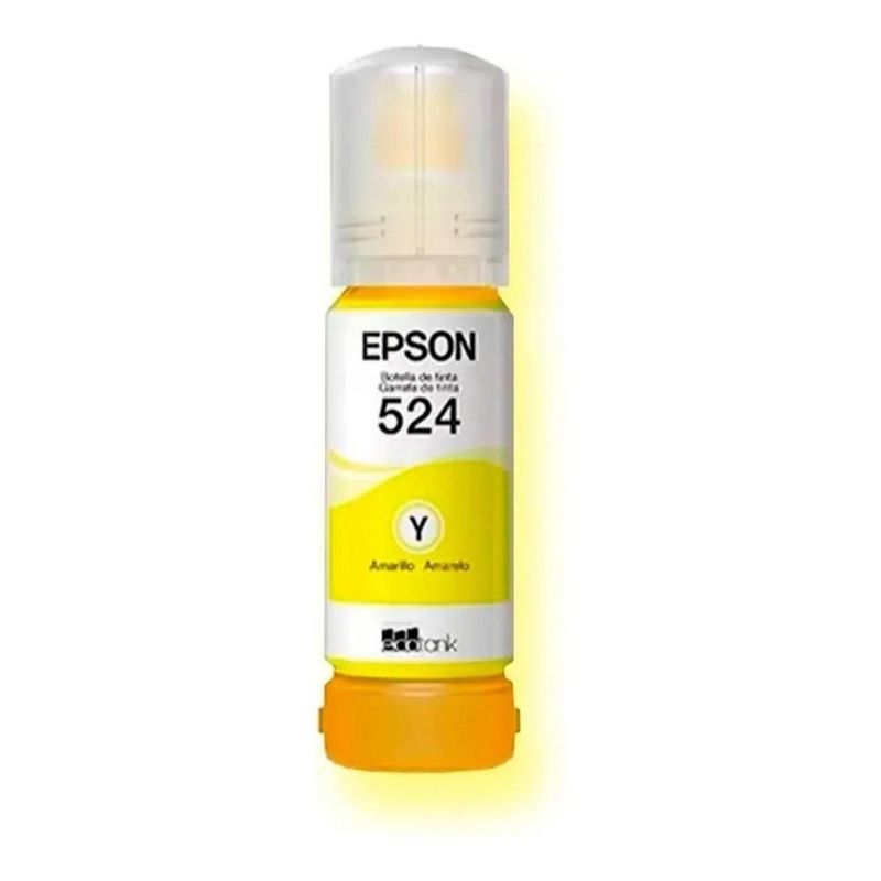 Cartucho Epson Modelo T524 Amarillo, Para L15150, Rendimiento de 7,500 Impresiones
