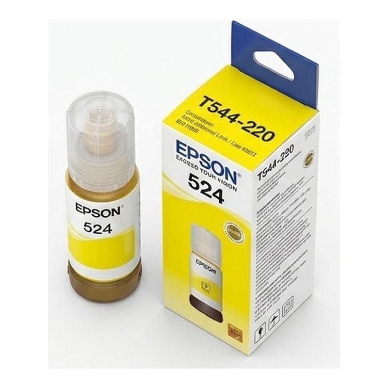 Cartucho Epson Modelo T524 Amarillo, Para L15150, Rendimiento de 7,500 Impresiones