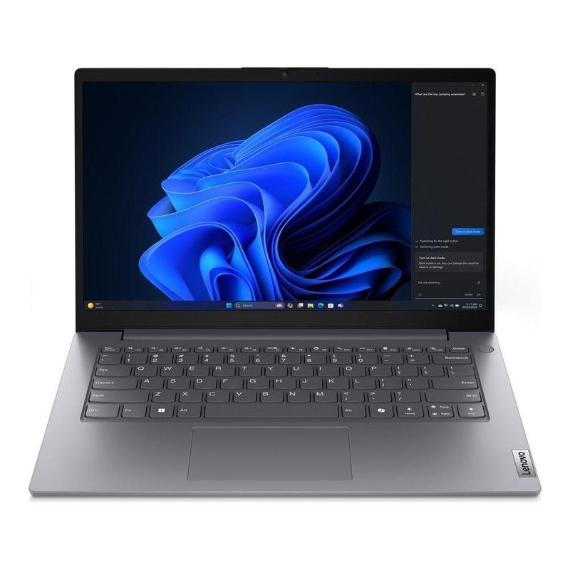 Laptop Lenovo V14 G5 IRL, Core 5 210H 2.2 GHz, 16 GB DDR5, 512 GB SSD, Pantalla 14" Full HD 1920x1080, Luna Grey, Windows 11 Pro